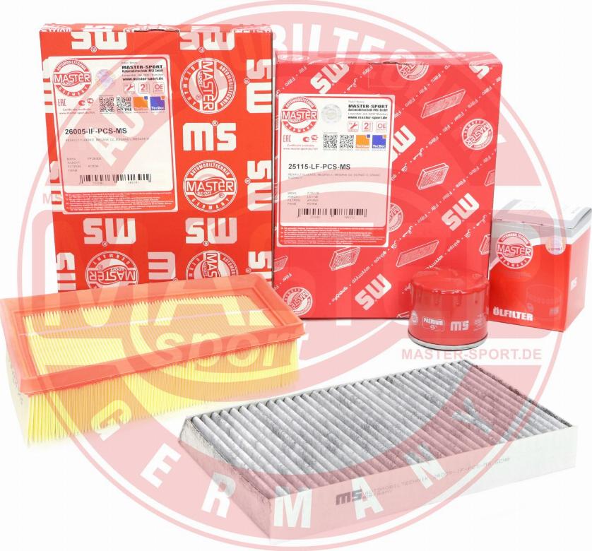 MASTER-SPORT 450002443 - Комплект фільтра autocars.com.ua