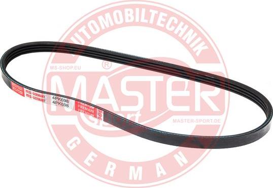 MASTER-SPORT 4PK698-PCS-MS - Поликлиновой ремінь autocars.com.ua