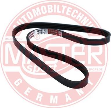 MASTER-SPORT 4PK875-PCS-MS - Поликлиновой ремінь autocars.com.ua