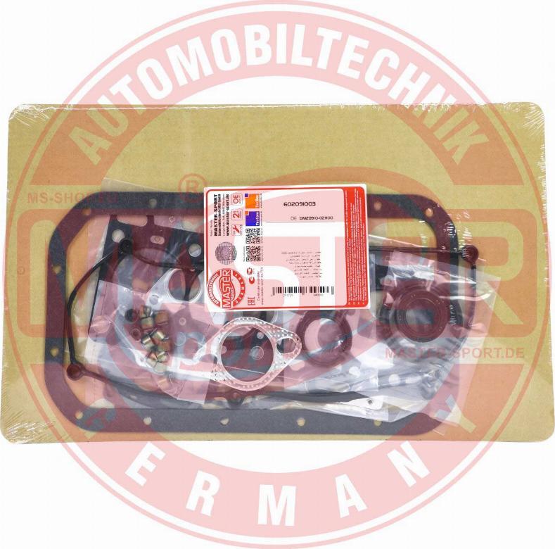MASTER-SPORT 602091003 - Комплект прокладок, двигун autocars.com.ua