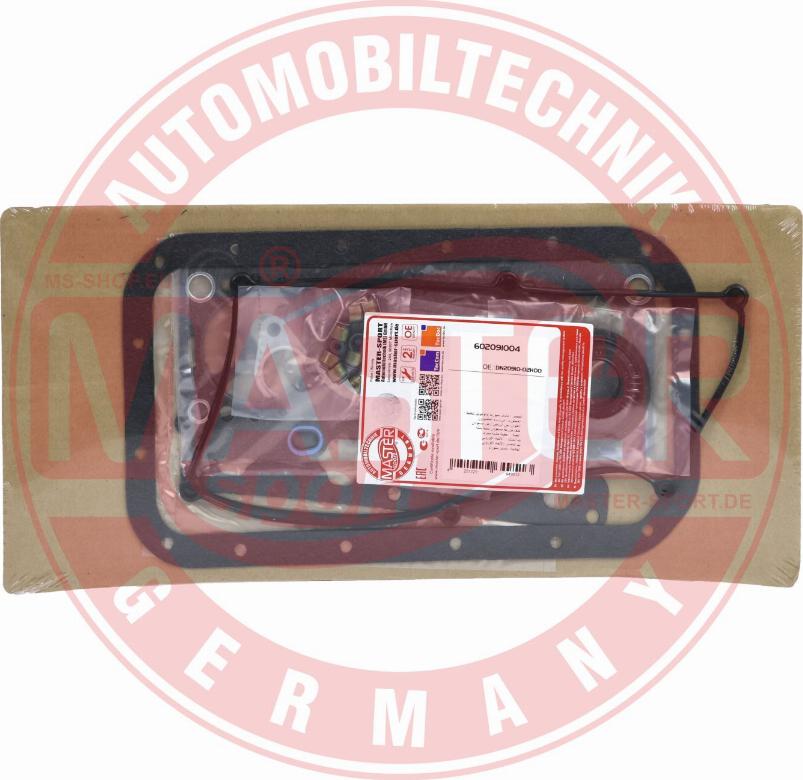 MASTER-SPORT 602091004 - Комплект прокладок, двигун autocars.com.ua