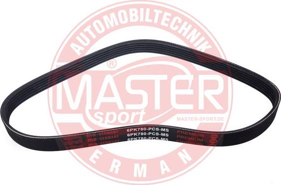 MASTER-SPORT 6PK780-PCS-MS - Поликлиновой ремінь autocars.com.ua