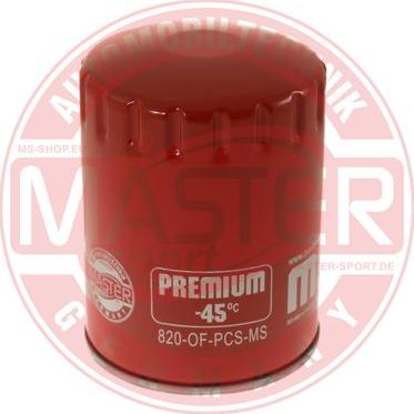 MASTER-SPORT 820-OF-PCS-MS - Масляний фільтр autocars.com.ua