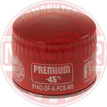 MASTER-SPORT 914/2-OF-K-PCS-MS - Масляний фільтр autocars.com.ua