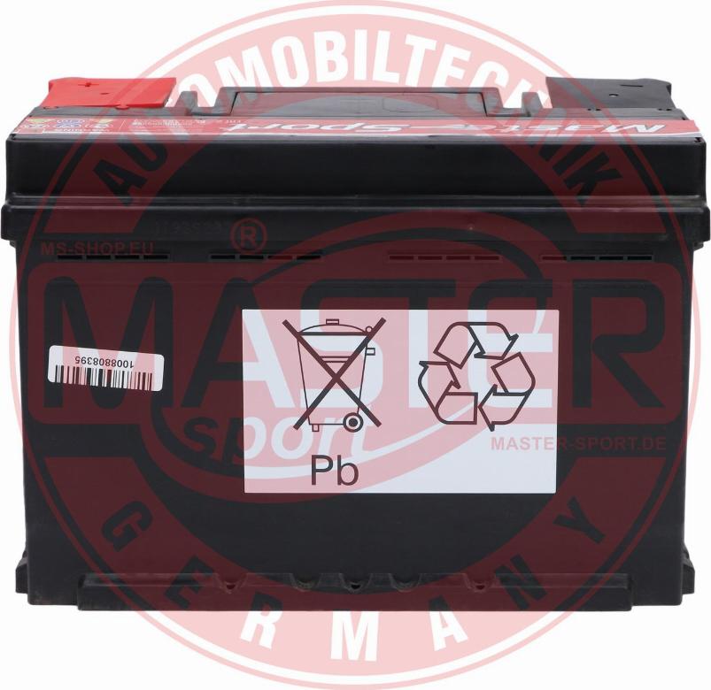 MASTER-SPORT A78L3W0 - Стартерна акумуляторна батарея, АКБ autocars.com.ua