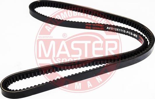 MASTER-SPORT AVX-13X1115-PCS-MS - Клиновий ремінь autocars.com.ua