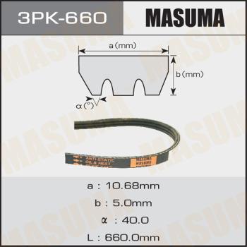 MASUMA 3PK-660 - Поликлиновой ремінь autocars.com.ua