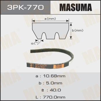 MASUMA 3PK770 - Поликлиновой ремень avtokuzovplus.com.ua