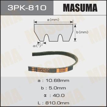 MASUMA 3PK-810 - Поликлиновой ремень avtokuzovplus.com.ua