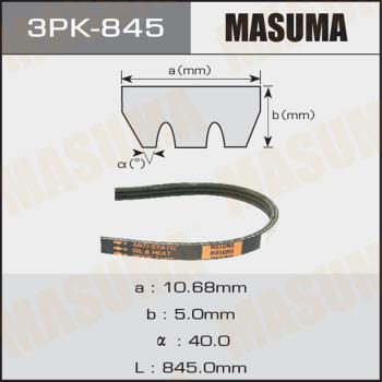 MASUMA 3PK845 - Поликлиновой ремень avtokuzovplus.com.ua