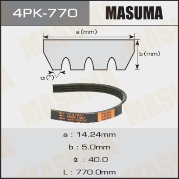 MASUMA 4PK770 - Поликлиновой ремень avtokuzovplus.com.ua