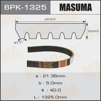 MASUMA 6PK-1325 - Поликлиновой ремень avtokuzovplus.com.ua