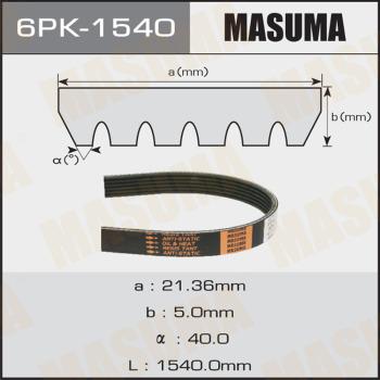 MASUMA 6PK1540 - Поликлиновой ремень avtokuzovplus.com.ua