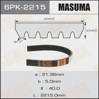 MASUMA 6PK2215 - Поликлиновой ремень avtokuzovplus.com.ua