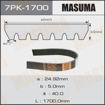 MASUMA 7PK-1700 - Поликлиновой ремень avtokuzovplus.com.ua