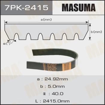 MASUMA 7PK2415 - Поликлиновой ремень avtokuzovplus.com.ua