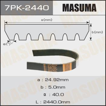 MASUMA 7PK-2440 - Поликлиновой ремень avtokuzovplus.com.ua