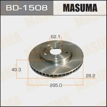 MASUMA BD-1508 - Гальмівний диск autocars.com.ua