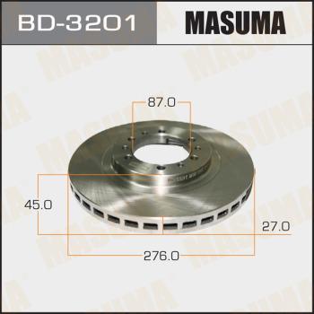 MASUMA BD-3201 - Тормозной диск avtokuzovplus.com.ua