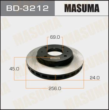 MASUMA BD-3212 - Гальмівний диск autocars.com.ua