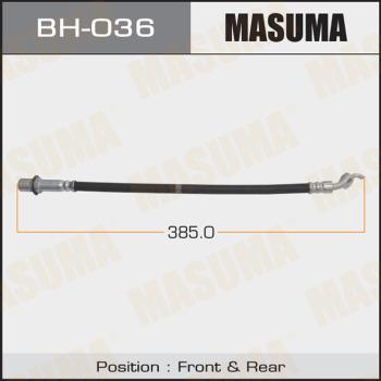 MASUMA BH-036 - Гальмівний шланг autocars.com.ua