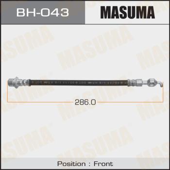 MASUMA BH-043 - Гальмівний шланг autocars.com.ua