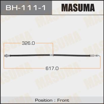 MASUMA BH-111-1 - Гальмівний шланг autocars.com.ua