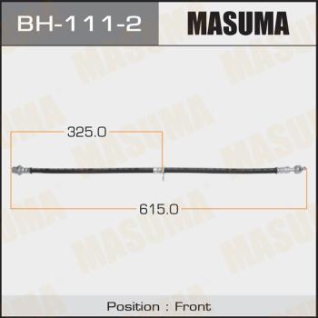 MASUMA BH-111-2 - Гальмівний шланг autocars.com.ua