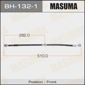 MASUMA BH-132-1 - Гальмівний шланг autocars.com.ua