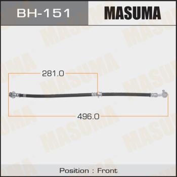 MASUMA BH-151 - Тормозной шланг avtokuzovplus.com.ua