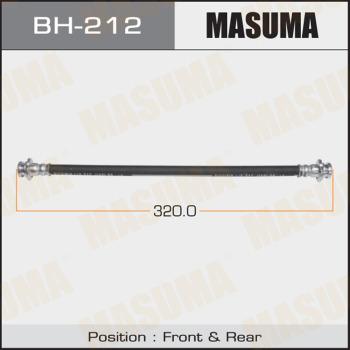 MASUMA BH-212 - Гальмівний шланг autocars.com.ua