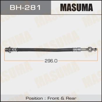 MASUMA BH-281 - Гальмівний шланг autocars.com.ua