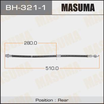 MASUMA BH-321-1 - Тормозной шланг avtokuzovplus.com.ua