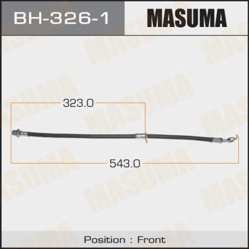 MASUMA BH-326-1 - Гальмівний шланг autocars.com.ua