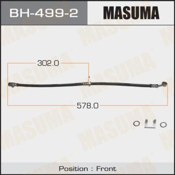 MASUMA BH-499-2 - Гальмівний шланг autocars.com.ua