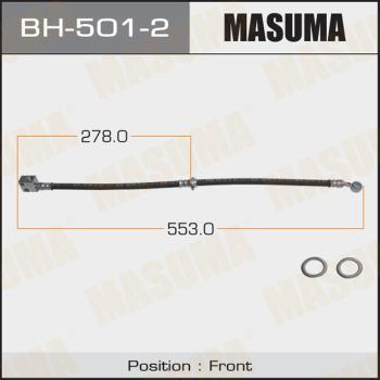 MASUMA BH-501-2 - Гальмівний шланг autocars.com.ua