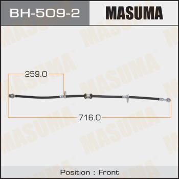 MASUMA BH-509-2 - Тормозной шланг avtokuzovplus.com.ua