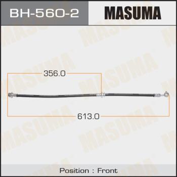 MASUMA BH-560-2 - Гальмівний шланг autocars.com.ua