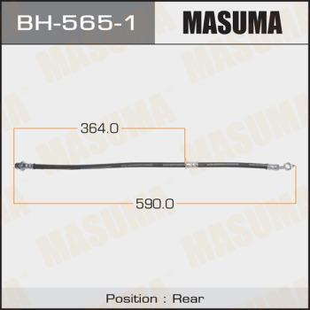 MASUMA BH-565-1 - Гальмівний шланг autocars.com.ua