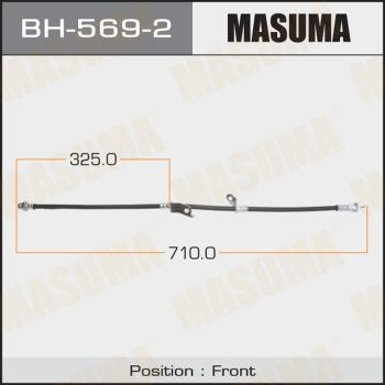 MASUMA BH-569-2 - Тормозной шланг avtokuzovplus.com.ua