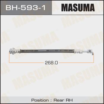 MASUMA BH-593-1 - Гальмівний шланг autocars.com.ua