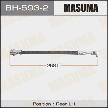 MASUMA BH-593-2 - Шланг тормозной BH5932 MASUMA autocars.com.ua