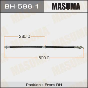 MASUMA BH-596-1 - Гальмівний шланг autocars.com.ua