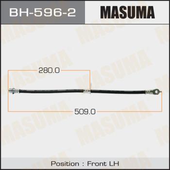 MASUMA BH-596-2 - Гальмівний шланг autocars.com.ua