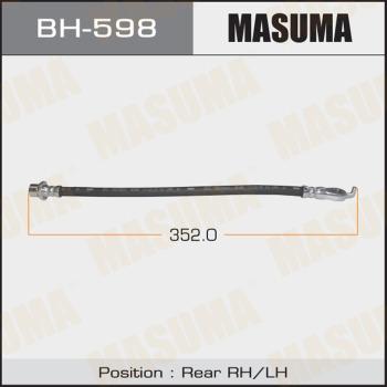 MASUMA BH-598 - Гальмівний шланг autocars.com.ua