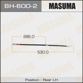 MASUMA BH-600-2 - Гальмівний шланг autocars.com.ua