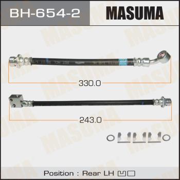 MASUMA BH-654-2 - Гальмівний шланг autocars.com.ua