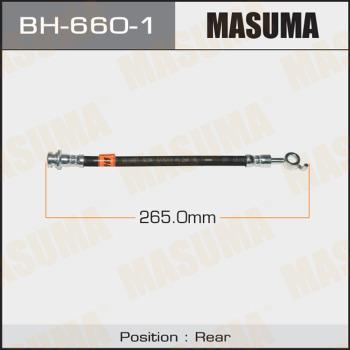 MASUMA BH-660-1 - Тормозной шланг avtokuzovplus.com.ua