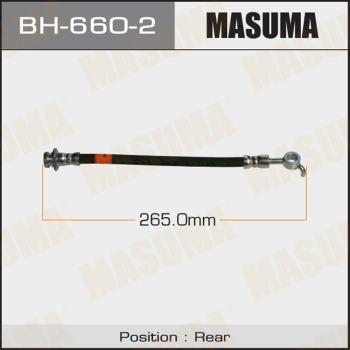 MASUMA BH-660-2 - Гальмівний шланг autocars.com.ua