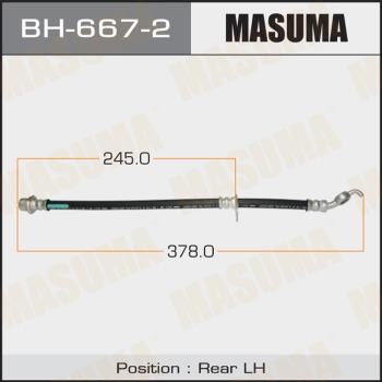 MASUMA BH-667-2 - Тормозной шланг avtokuzovplus.com.ua